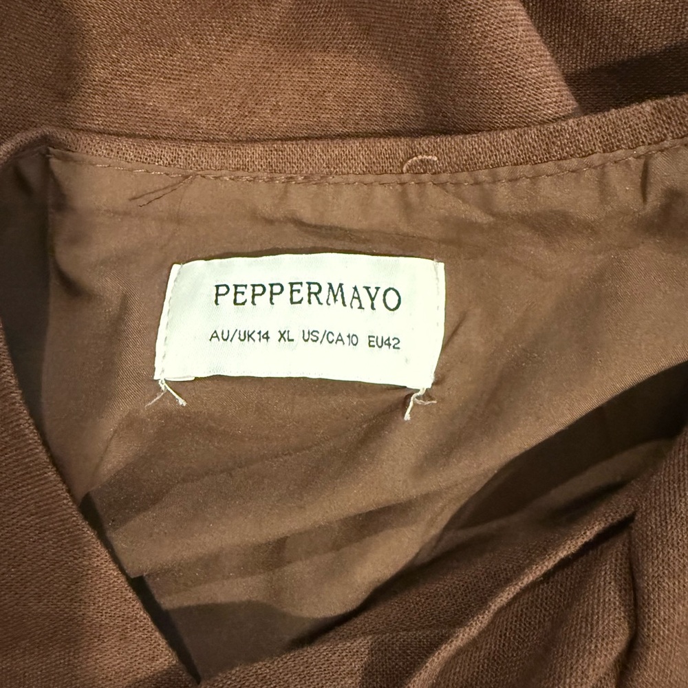 Peppermayo Brown Mini Dress - Picture 3 of 3